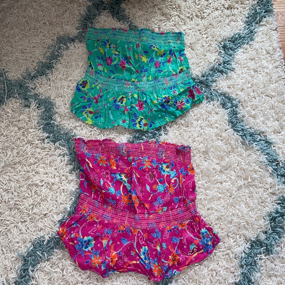 COPY - Hollister Strapless Tops 2 in a Set